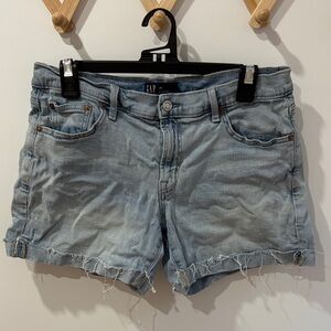 GAP Women's Faded Blue Jean Shorts size 30